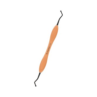 Burnisher 1.5-2.5mm Titanium coated AR Premium Handle Light Orange