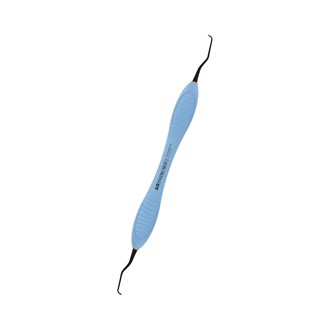 Curette Gracey 1-2 Mini Titanium coated AR Premium Plus Handle Light Blue