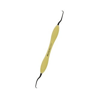 Curette Gracey 13-14 Mini Titanium coated AR Premium Plus Handle Light Yellow