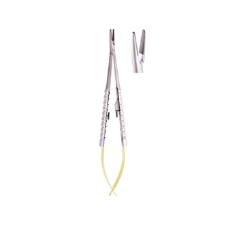 Needle Holder Castroviejo Straight wire 5-0, 6-0, 7-0 14cm (TC) Gold