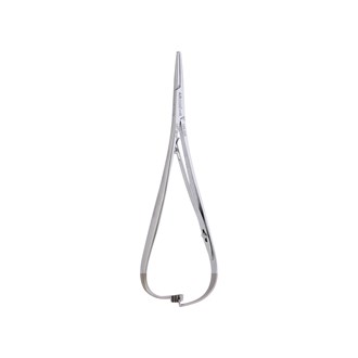 Elastomeric Ligature Placing Forceps with Groove 14cm