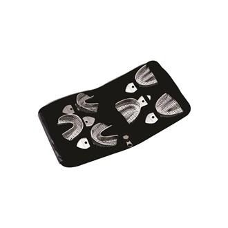 Set of 6 (Impression Trays) Rimlock Perforated S-M-L Upper/Lower