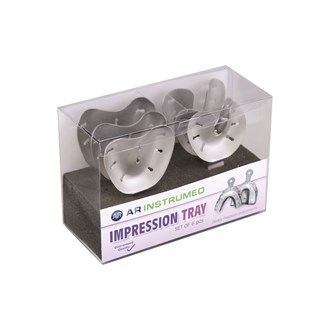 Full Denture Perforated S-M-L Upper/Lower (Set of 6 Impression Trays)