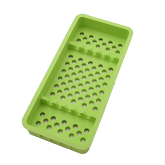 Silicone Tray for 5 Pcs Green