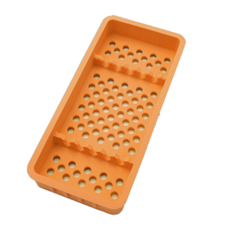Silicone Tray for 5 Pcs Orange