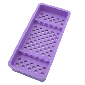 Silicone Tray for 5 Pcs Purple