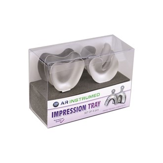 Full Denture Solid S-M-L Upper/Lower (Set of 6 Impression Trays)