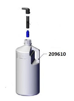 Cattani Drain Bottle for Compressor Condensate