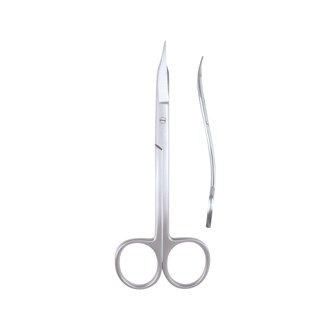 Scissor Goldman-Fox Double Curved 13cm