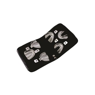 Set of 6 (Impression Trays) Rimlock Perforated S-M-L Upper/Lower