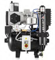Cattani AC100 Single Cylinder Compressor - 67.5 Nl/min Single chair surgery - Italian Code 013125