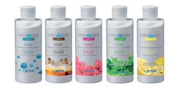Acteon 4 bottles 250g 4 flavours Air-N-Go Powder (Peppermint, Lemon, Raspberry, Cola) 
