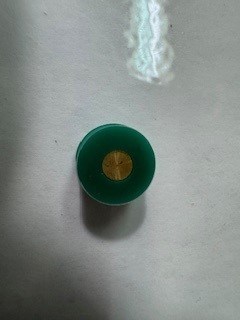 Acteon Mini LED GREEN ELASTOMER KNOB and INSERT
