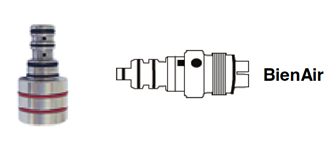 Alpro Adapters for WL-series. Adapter 05/G (Stainless Steel) for turbines with Bien Air interfa