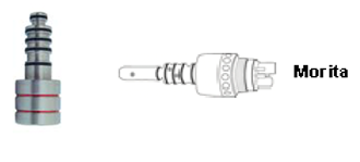 Alpro Adapters for WL-series. Adapter 10/G (Stainless Steel) for turbines with Morita interface.