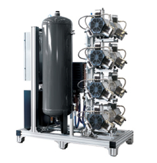 Cattani AC2400 Quad Six Cylinder Compressor - 476NI/min - Italian Code 010656