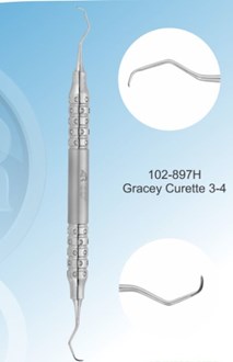 Densol Gracey Curette 3/4 Anatomical hollow handle 10mmÃ˜ 175mm