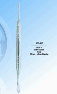 Densol Molt 4 with Suture Hole Anatomical hollow Hanlde 10mm