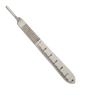Densol Scalpel handle No.3 with marking 130mm
