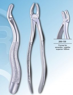 Densol Extracting Forcep for sevenths - eighths superior 19.5cm
