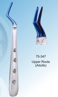 Densol Extracting Forcep Upper Roots (Adults) Blue Plasma Tip