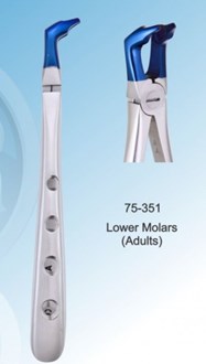 Densol Extracting Forcep Lower Molars (Adults) Blue Plasma Tip