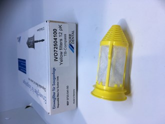 Durr Yellow Filters Solids Collectors  Dispos for TB compass and CP-One Plus pk12