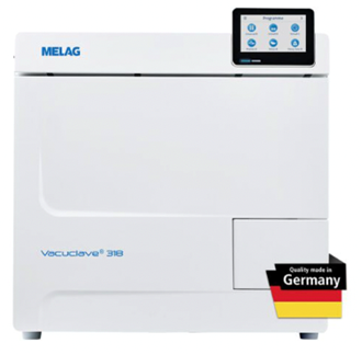 Melag Vacuclave 318 17 Litre Prime line with 5 trays & USB stick