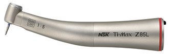 NSK Ti-Max Z85L Titanium Optic E Type Lux C/A Hpiece, Mini Head, 1:5 Incr. for FG Short Shank Bur