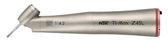 NSK Ti-Max Z45L Titanium Optic 45 Degrees C/A H/piece 1:4.2 Incr, Quattro Spray,  For FG bur