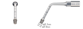 NSK SCL2D Sinus Lift Tip, Diamond Coated, Internal Irrigation, Dia.2.1x2.9mm , S-Mode 80%