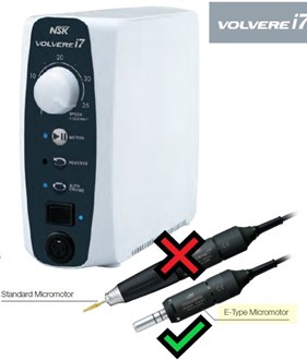 NSK Volvere i7 E / Laboratory Micromotor System complete with E-Type Micromotor w/o handpiece