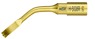 NSK H-SG8R Bone Surgery Tip, TiN Coating, Right Curved, 3 Teeth, 0.6mm Thick for VarioSurg