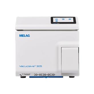 Melag Prime Line Vacuclave 305 5L Autoclave - includes 2 trays