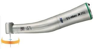 NSK Ti-Max X35L Titanium Optic E Type Lux Contra Angle Endo Handpiece 10:1 Reduction 90 degree  Repro.